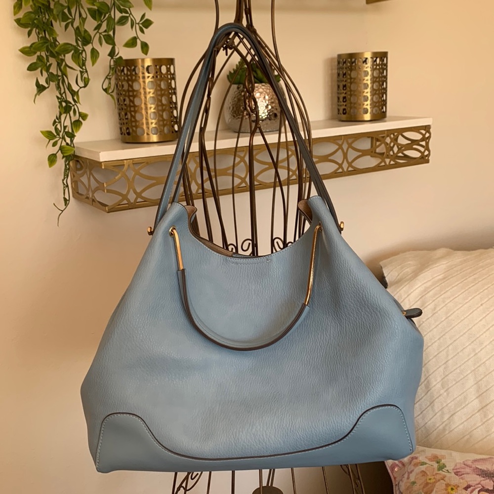Sondra Roberts Squared Lightblue Purse